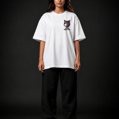 Lone Hunter Wolf Oversized Cotton T-Shirt | Unisex